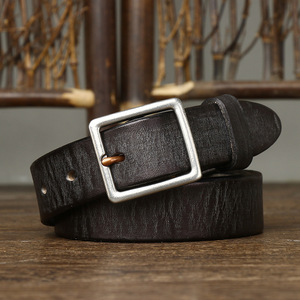 <span class=keywords><strong>Cintura</strong></span> Vintage Wash <span class=keywords><strong>Cintura</strong></span> da <span class=keywords><strong>donna</strong></span> in <span class=keywords><strong>pelle</strong></span> inox in pura <span class=keywords><strong>pelle</strong></span> di vacchetta da <span class=keywords><strong>donna</strong></span> - Product Image 2