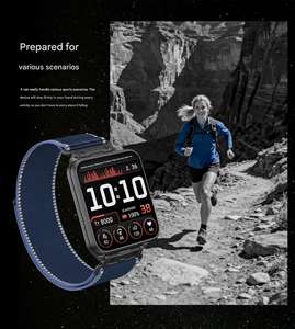 Correa de reloj de nailon tejido a precio de fábrica Upro para Garmin Venu X1, accesorios de pulsera de 24 mm - Product Image 2