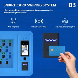 Thông Minh Thông Minh Chìa Khóa Tủ 10 Khe Cắm Mặt Công Nhận Quản Lý Của Công Ty Chìa Khóa Xe Tủ Tự Srvice Hộp Chìa Khóa - Product Image 5