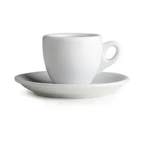 Classic Style Italy Espresso Porcelain Coffee Cup and Saucer
