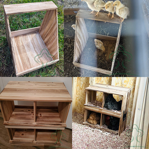 Nichoirs triples en bois pour poulets, accessoires de poulailler, nichoirs de poulet pour la ponte des œufs - Product Image 6