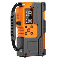 Nouveau compresseur d'air portable, gonfleur de pneus, moniteur de pression des pneus, jauge de pression numérique, batterie 10000mAh, matériau ABS, gonflage