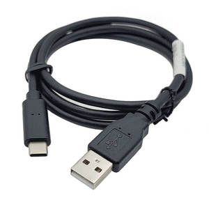<b>USB</b> <b>2.0</b> Type-C Black <b>Cable</b> Data Sync Fast Charge White Rubber Core Iron Shell Nickel Plated <b>Cable</b> - Product Image 2