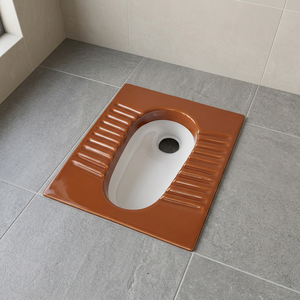 กระโถนโถนขนาดมาตรฐานของอินเดีย: ทรงซัดทอดสีม่วงแดง - Product Image 4
