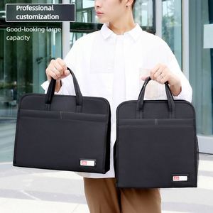 Custom logo Business Stationery <b>File</b> <b>Folder</b> for Document Organization Elegant A4 Flap Storage Briefcase with Pocket Simple - Product Image 2