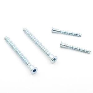 Phillips Head Wood <b>Screws</b> Countersunk Self Tapping <b>Galvanized</b> Carbon Steel Grade A Industrial Furniture Bolts GB102 86 Standard - Product Image 1
