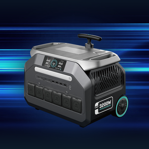 Estación de Energía Portátil 2048Wh 3200W con Ciclo de Vida de Más de 4000 Ciclos, Transferencia Automática sin Interrupciones EPS10ms para Actividades al Aire Libre, Uso en EU/UK/US - Product Image 2
