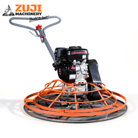 Truelle à béton à essence ZUJI haute puissance ZJ100, 150 tr/min, profondeur de travail 8-10 cm, moteur Lifan 5,5/6,5 CV, finisseur de ciment