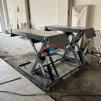 Fabrika fiyat yüksek kalite araba asansör araç Mid Rise makaslı araç kaldırıcı için kaldırma arabaları