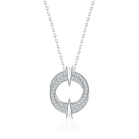 Collier minimaliste en argent sterling 925 avec pendentif minuscule en CZ, chaîne délicate pour femmes