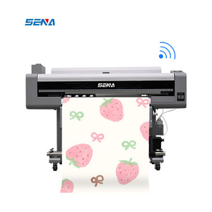 Idea de pequeña empresa Impresora de inyección de tinta UV 2023 CMYK Impresora de formato ancho para papel tapiz 3D textil Mantel de cuero de tela de pasta de coche - Product Image 1