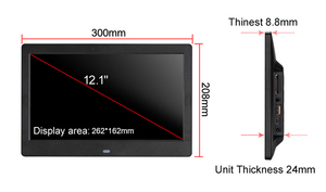 12 inch tải về miễn phí mp3 mp4 lập trình kỹ thuật số khung ảnh ứng dụng với wifi - Product Image 6