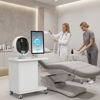 Analyseur de diagnostic cutané 3D IA populaire, testeur facial, scanner, miroir magique, appareil d'analyse cutanée, analyseur de peau