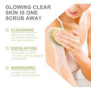 Spazzola da Bagno con Manico in Bambù Naturale Staccabile, Spazzola Esfoliante per Doccia, Scrub Corpo per Uso Bagnato, Spazzole in Silicone per Doccia - Product Image 5