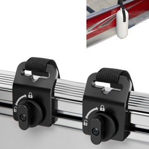 Soportes Ajustables de 2 Piezas para Defensas Marinas, Ganchos de Aleación de Aluminio para Guardabarros, Compatibles con Sistemas Sport Rail, Hechos en China - Product Image 1