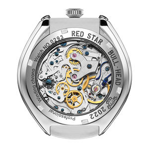 Stock free ship classic <span class=keywords><strong>Vintage</strong></span> retro Bullhead st19 cronografo meccanico luminoso orologio da collo a cigno in acciaio inossidabile da uomo in vendita - Product Image 5