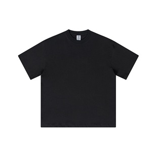 เสื้อยืดเฮฟวีเวตแบบสั่งทำสำหรับ305GSM เสื้อยืดผ้าฝ้าย100% สไตล์อเมริกันเสื้อยืดสีทึบป้องกันแบคทีเรียป้องกันไรฝุ่น - Product Image 2