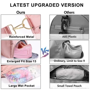 Groothandel Nylon Weekend Plunjezak Custom Logo Grote Capaciteit Reistas Unisex Stijl Waterdichte Sporttas Dames - Product Image 4