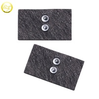 Etiquette en cuir avec logo gaufré personnalisé accessoire de couture de vêtement nom en métal étiquettes en Pu jeans patchs en cuir en métal pour vêtements de sport