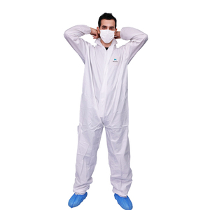 Factory Cheap TYPE 5 6 <strong>PPE</strong> Equipment Disposable Coveralls Coverall Suits Workwear <strong>Painter</strong> Suit Nonwoven Protective Coverall - Product Image 2