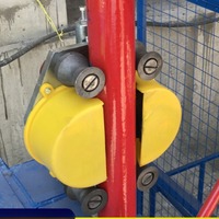 Dispositif de sécurité antichute SLT20-T16 SPF, protecteur de corde à rupture rapide pour rail de type T, dispositif antichute autobloquant pour monte-charge