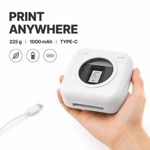 AIYIN C2 <span class=keywords><strong>Impresora</strong></span> Fotográfica de Inyección de Tinta a Color Portátil de 2 Pulgadas con Bluetooth y Aplicación Móvil OEM ODM - Product Image 4