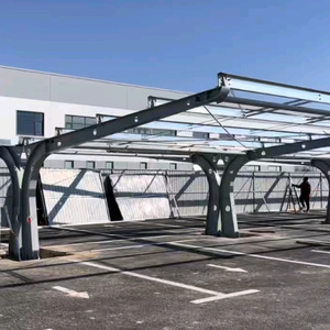 Abri photovoltaïque en acier Keyuan, grande portée en forme de 7, pour usage commercial - Product Image 3
