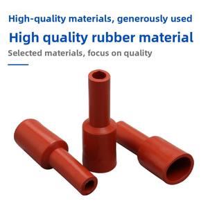 Connettore Terminale Diritto Tipo Bandiera 250 del Produttore, <span class=keywords><strong>Guaina</strong></span> in Silicone 187, Giunto per <span class=keywords><strong>Cavi</strong></span> Isolante Ignifugo Protettivo - Product Image 2