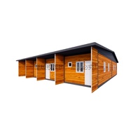 Casas Contenedor Prefabricadas de Acero con Acabado de Madera, Unidades Desmontables para Oficinas, Escuelas, Dormitorios, Diseño de Casa de Campo