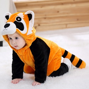 Combinaison à capuche pour bébé TONWHAR, unisexe, avec queue, pour enfant de 4 ans - Product Image 2