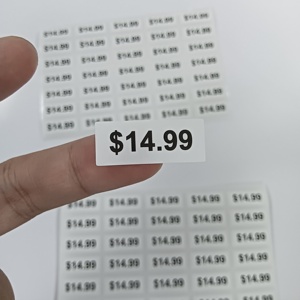 Ценовая этикетка для супермаркета, термометка, рулонная ценовая наклейка, бумажная Водонепроницаемая наклейка - Product Image 2