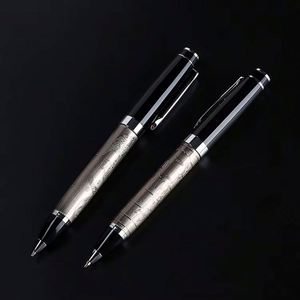 Large Map Pattern High Quality Metal Ballpoint <b>Pen</b> with logo Business Signature Metal <b>Pen</b> Black Suitable for Brand Promotion - Product Image 2
