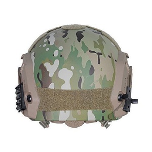 Casque de travail tactique réglable en nylon/polyester ignifuge avec logo personnalisé, deux tailles - Product Image 3