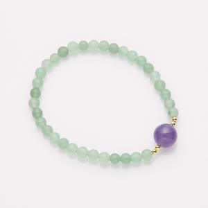 สร้อยข้อมือลูกปัดอเมทิสต์ธรรมชาติขนาด 8 มม. สไตล์วินเทจสำหรับผู้หญิง - Product Image 5