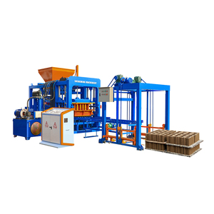 Máquina de Bloques de Hormigón QT6-15 con Apilador Automático, 6 Moldes, Vibración Hidráulica, Fabricante de Ladrillos para Pavimentación, Alta Capacidad de Producción - Product Image 1