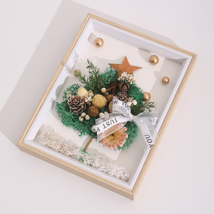 Natale vendita calda su misura MDF foto di natale cornice di stile semplice cornice in resina per appendere in piedi Festival cornici di arte decorativa - Product Image 2