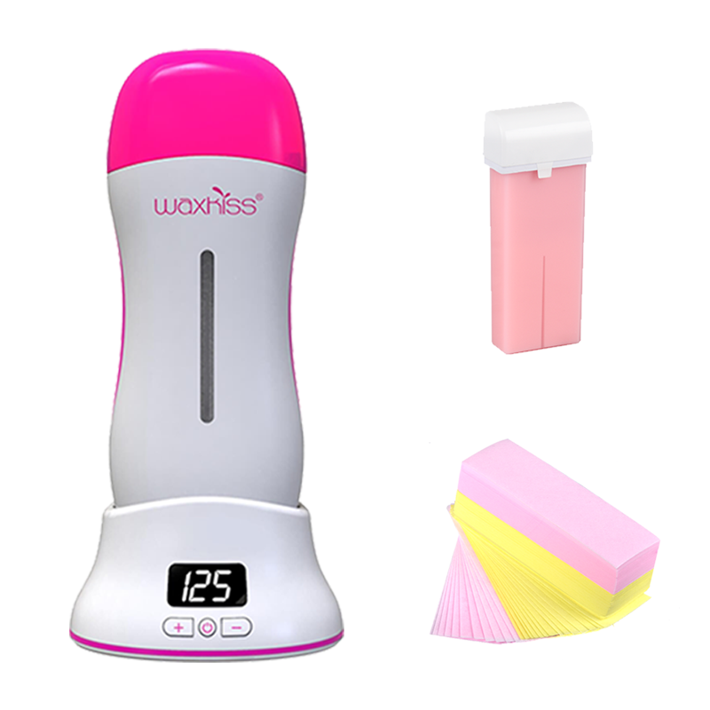 Горячая Распродажа на низком минимальном заказе, 100 мл рулон на картридже, депиляционный рулон на восковом нагревателе для удаления волос