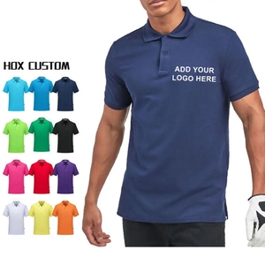 Ropa de golf bordada impresa diseño personalizado liso blanco negro algodón poliéster ajuste seco en blanco hombres mujeres Golf Polo camisetas - Product Image 1