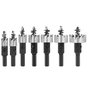 Herramienta de corte de sierra de agujero HSS de 12-60mm, taladro de perforación y escariado de Metal para Metal, acero, <span class=keywords><strong>hierro</strong></span>, acero inoxidable - Product Image 1