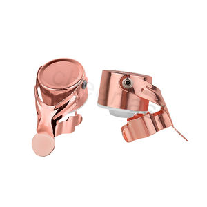 Bouchon de bouteille de <span class=keywords><strong>vin</strong></span> en acier inoxydable de qualité supérieure pour champagne – Préservation fiable des bouteilles de <span class=keywords><strong>vin</strong></span> mousseux ouvertes - Product Image 3
