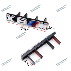 Emblema 3D con Logotipo <span class=keywords><strong>M</strong></span> para Parrilla Delantera, Insignia X para X1 X2 X3 X4 X5 X6 X7 X8 E84 E83 F39 F10 F30 G11 G07 G80 G60 E60 E46, Accesorios para Automóviles - Product Image 4