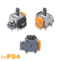 Manette à Effet Hall GINFULL pour PS5 et PS4, Module de Capteurs Analogiques 3D Améliorés, Joysticks de Réparation Anti-Drift