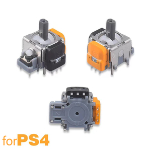 GINFULL Joystick à effet <span class=keywords><strong>Hall</strong></span> pour PS5 pour PS4 <span class=keywords><strong>3D</strong></span> Analog Sticks <span class=keywords><strong>Sensor</strong></span> Module Enhanced Thumbsticks Drift Fix Mod Rocker - Product Image 3