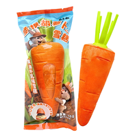 Nouvelle Crème Glacée Créative 2026 en Forme de Carotte, Saveur Lait de Soie, Coquille Croustillante en Gaufre au Chocolat, Texture Soyeuse et Lisse