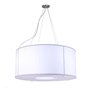 Lámpara de Techo Ajustable de Tamaño Largo con Pantalla de Lino Blanco para Decoración de Hotel, Bar o Tienda - Product Image 2