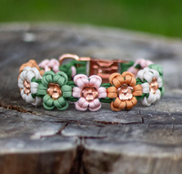Collier pour chien en paracorde tressé fait main personnalisable, résistant, collier de luxe pour animaux de compagnie