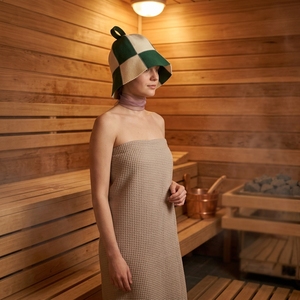 Cappello da Sauna di Lusso in Lana Merino Ecologica per Uomo e Donna, Cappello Russo Banya per Accessori Bagno Turco - Product Image 6