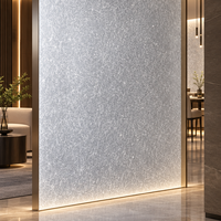 Panneaux muraux décoratifs en résine pour plafond de salon intérieur moderne, design effet glace craquelée, panneaux en plastique durables pour escalier et villa