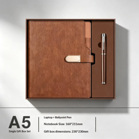 Articles cadeaux promotionnels de luxe en gros : ensemble cadeau d'affaires personnalisable avec carnet, stylo et bouteille isotherme