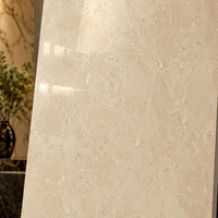 WYRAX Panneau mural PVC effet marbre travertin beige 4x8ft 3.0mm pour couloir d'appartement moderne